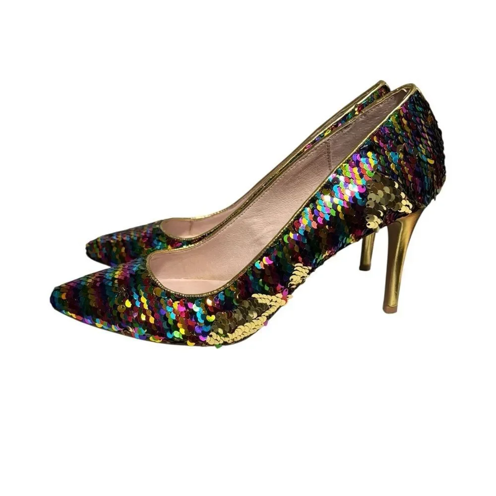 CHINESE LAUNDRY | heels pumps shoes sequin 9 40